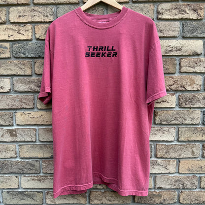 Red Thrill Seeker Embroidered T-Shirt
