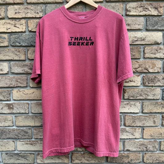 Red Thrill Seeker Embroidered T-Shirt